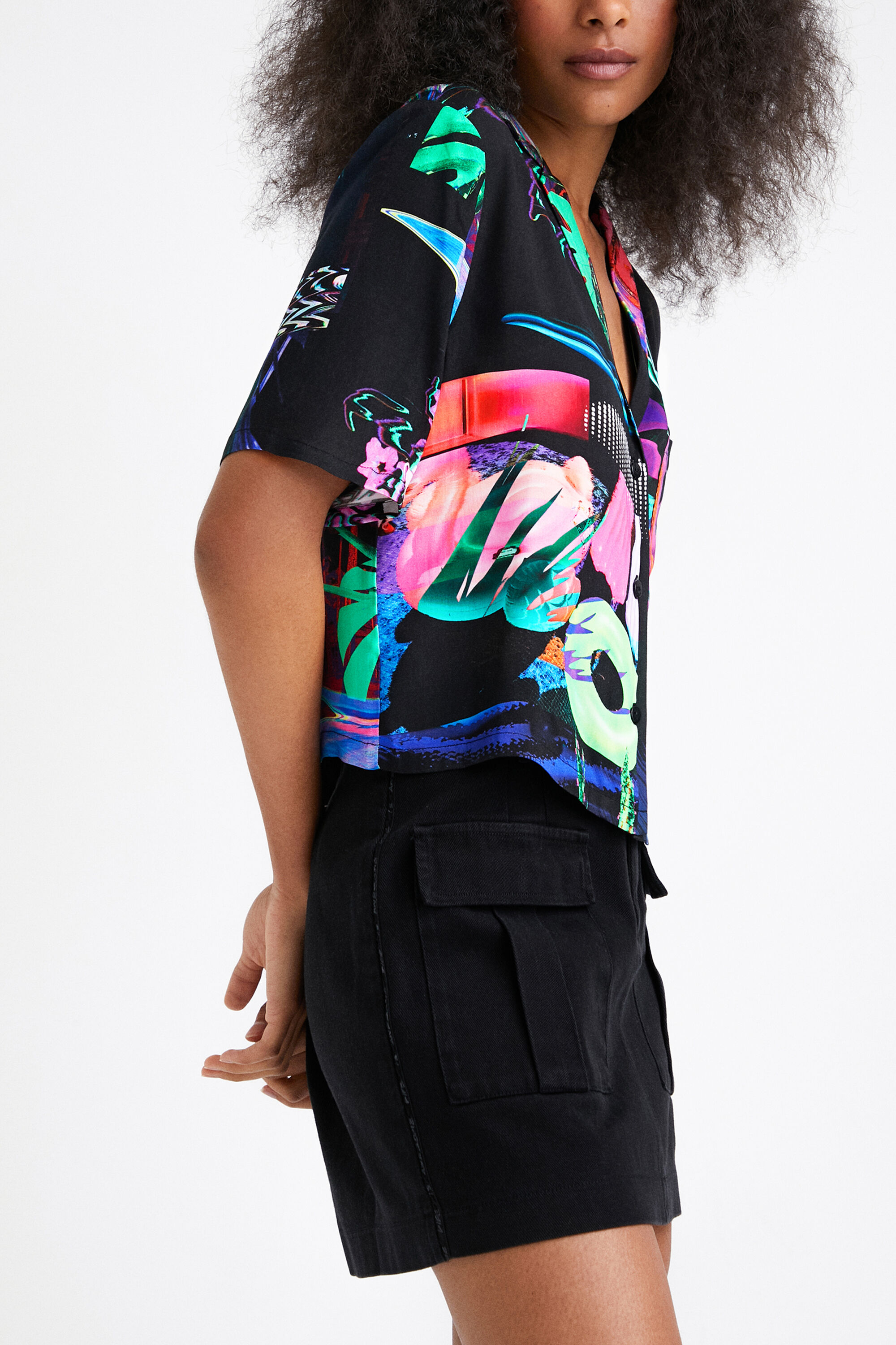 Crop top tropical