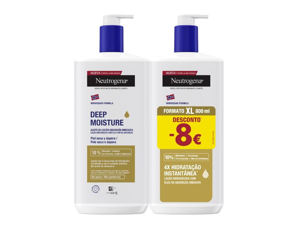 ÓLEO LOÇÃO NEUTROGENA 2*400ML