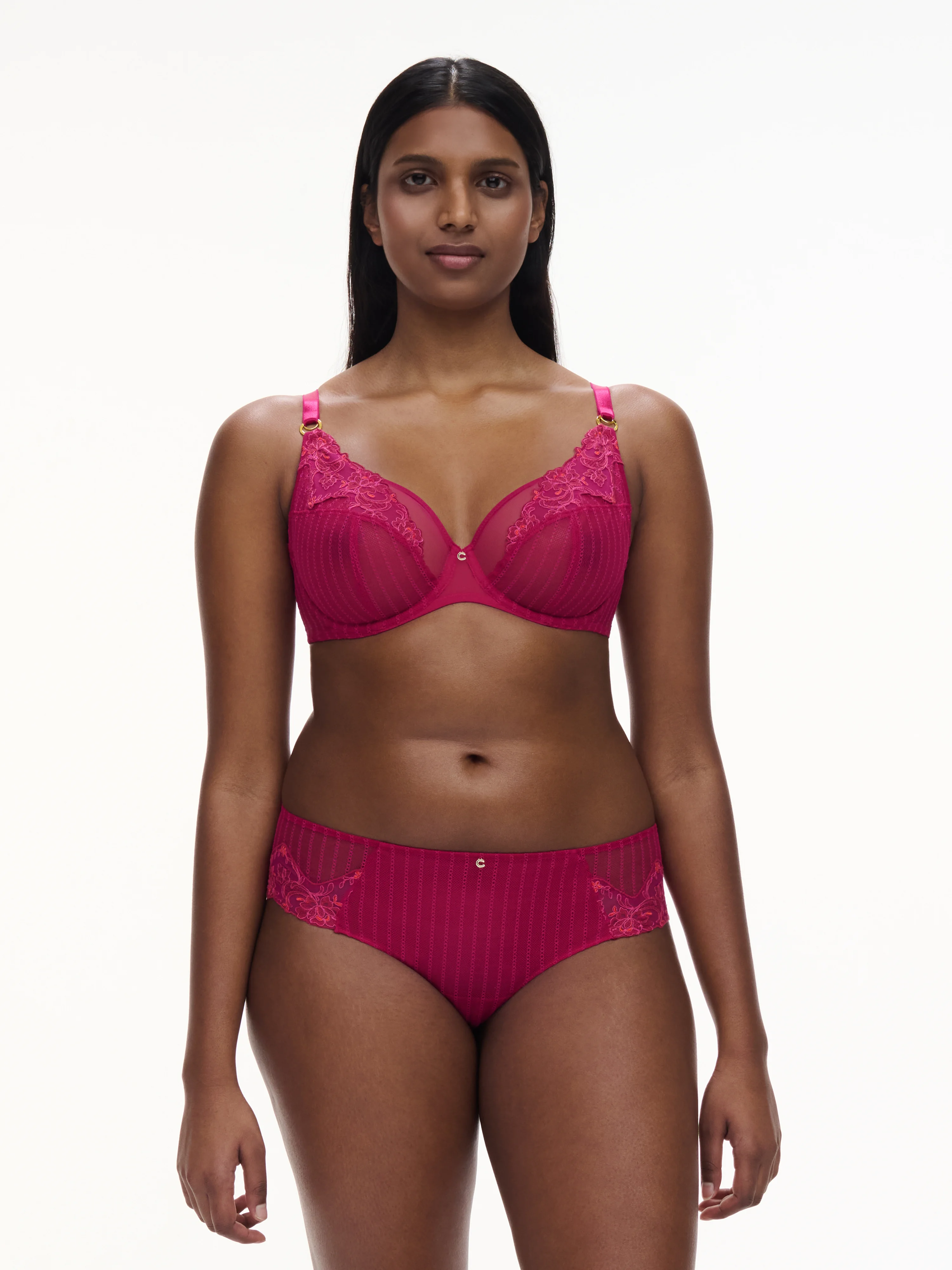 CABARET SAUVAGE - Soutien-gorge emboîtant broderie | Multicolore