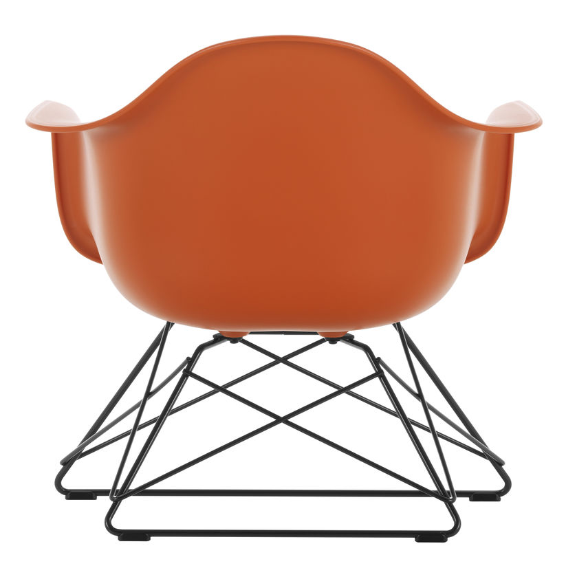 Fauteuil LAR RE zwart Rusty Orange