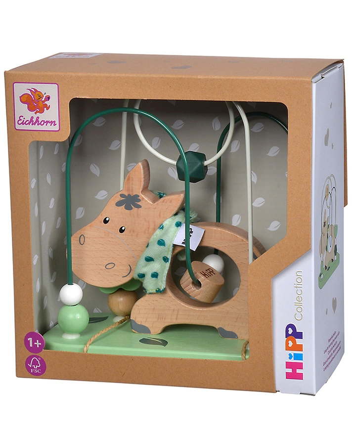 Motorikschleife BABY HIPP - PFERDCHEN (18cm)