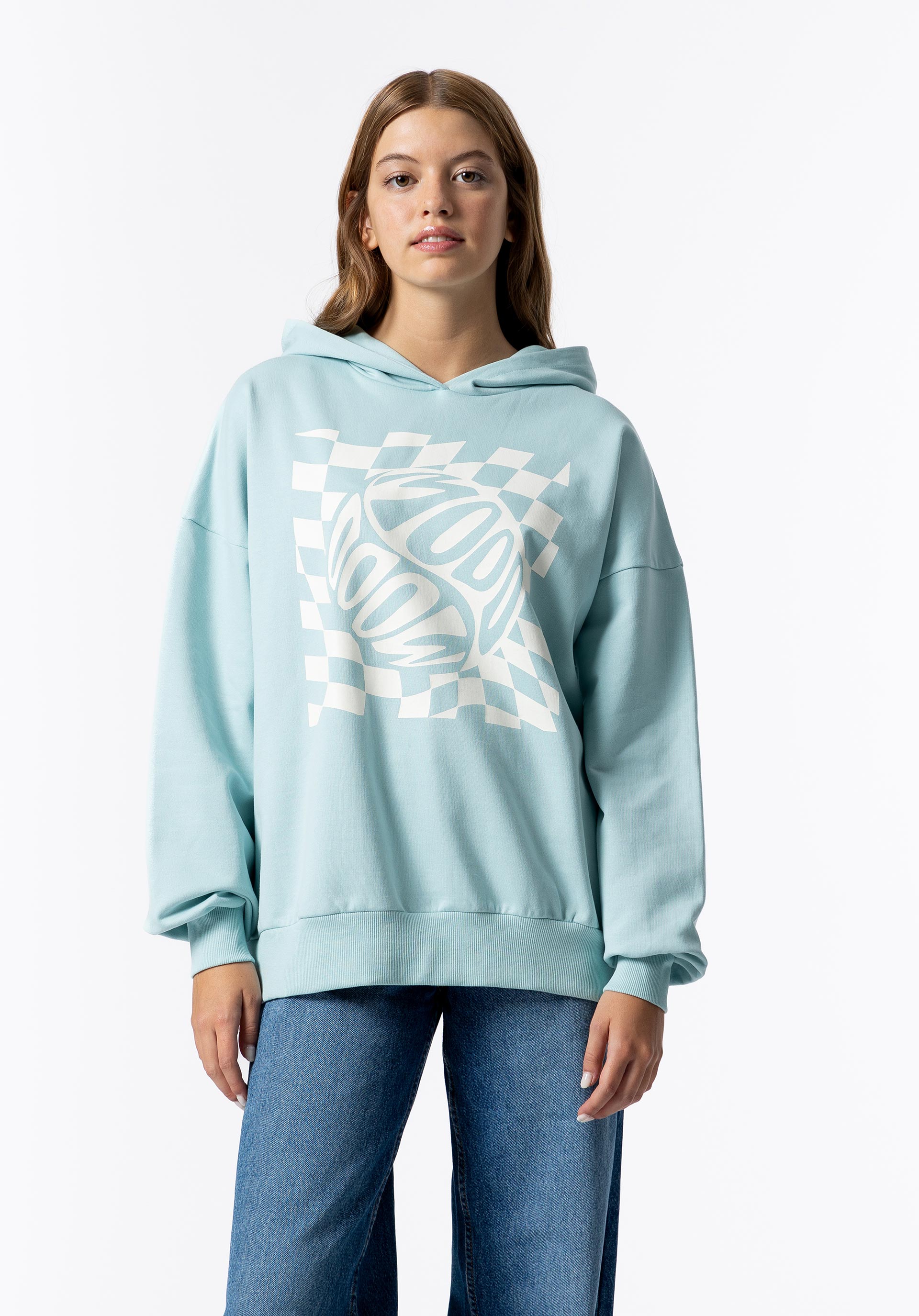 Hoodie com Estampado Frontal