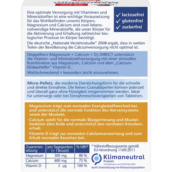 aktiv Magnesium+Calcium+D3 Direct