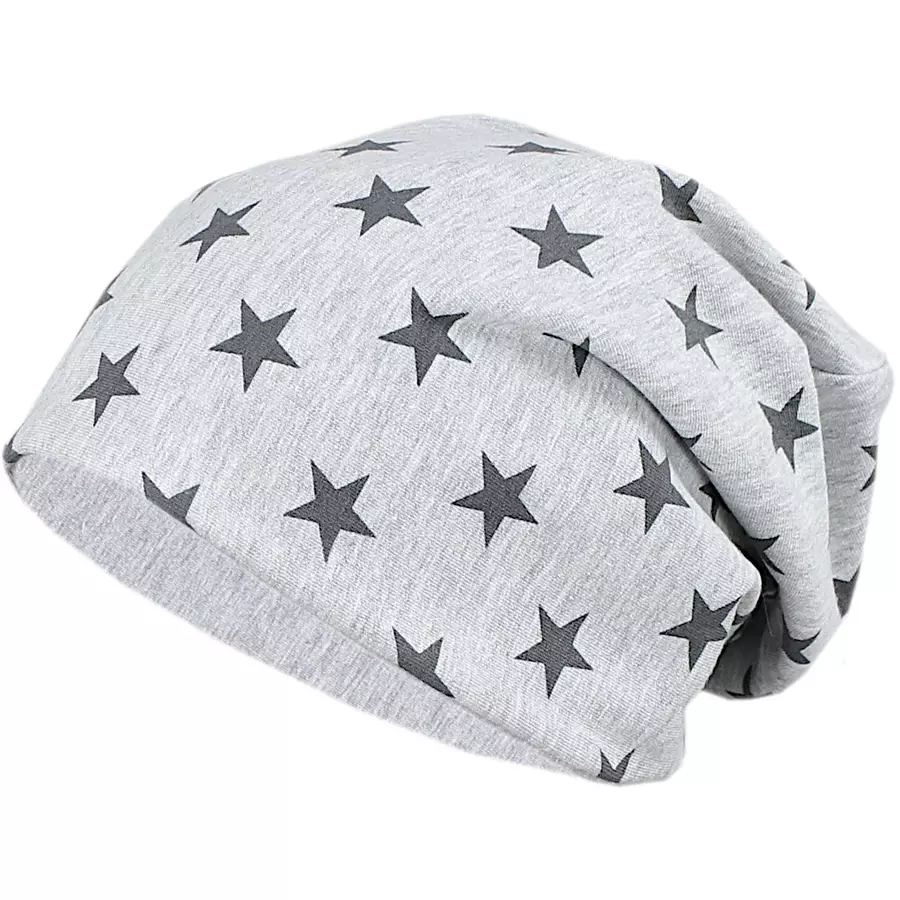 TupTam Unisex Kinder Beanie Mütze Schlauchschal Set grau