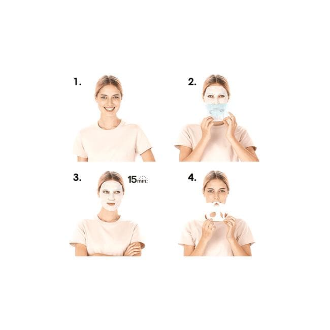 Garnier SkinActive Oog Sheet Masker met Sinaasappel en Hyaluronzuur