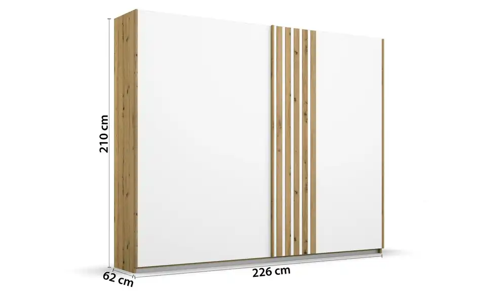 Schwebetürenschrank Mosbach 2 Stück 226 cm