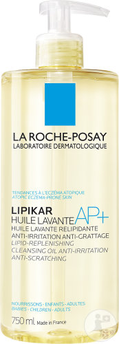 La Roche-Posay Lipikar Huile Lavante AP+ Peau À Tendance Atopique Flacon Pompe 750ml