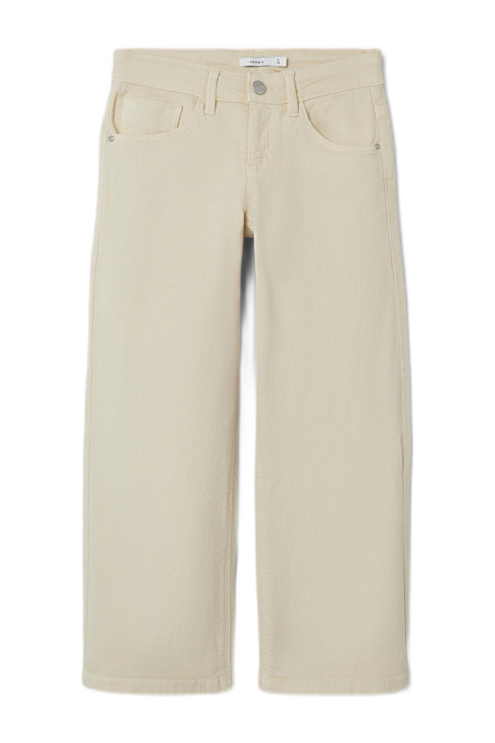 NAME IT wide leg jeans NKFROSE ecru