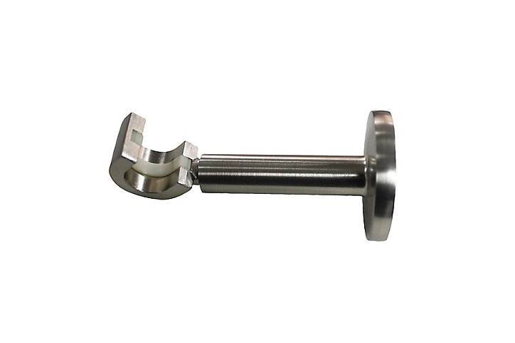 Support pour barre à rideau extensible GoodHome chrome Ø16/19 cm