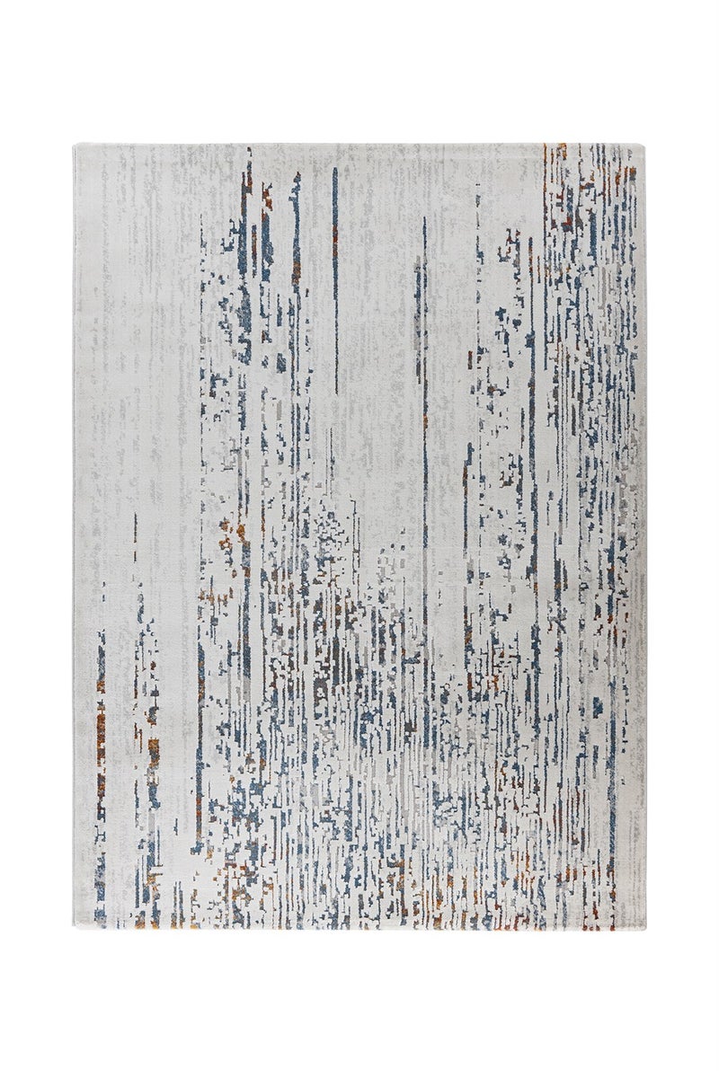 Kortpolig tapijt Tranquiluxe Grijs / Multi 10 mm Modern 80 x 150 cm