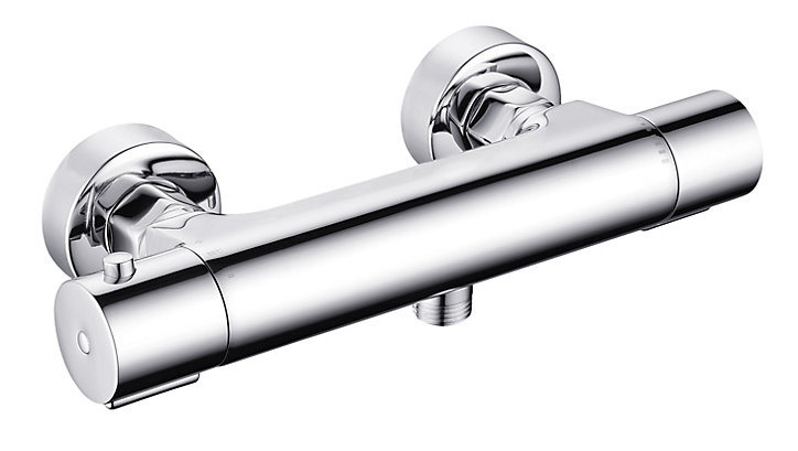 Mitigeur de douche thermostatique chromé Edouard Rousseau Garance