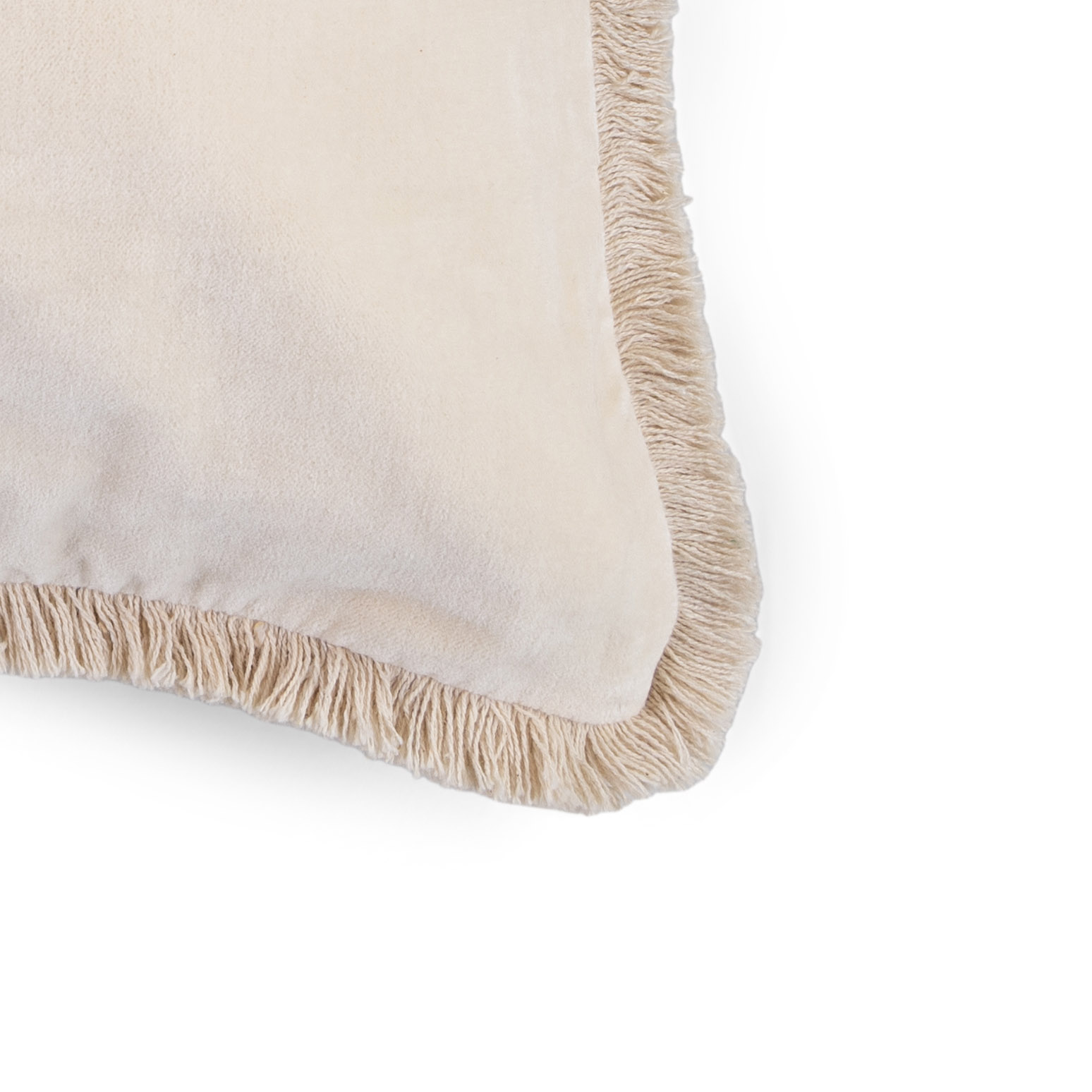 Sierkussen Velvet 45x45 cm ivory