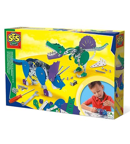 SES Creative - Bygges?t Metal - Dinosaurer