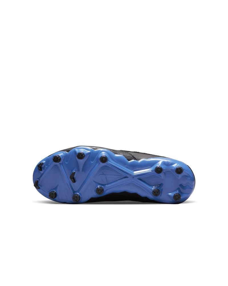Chaussures de football Nike Phantom GX Academy MG Noir & Bleu pour enfant