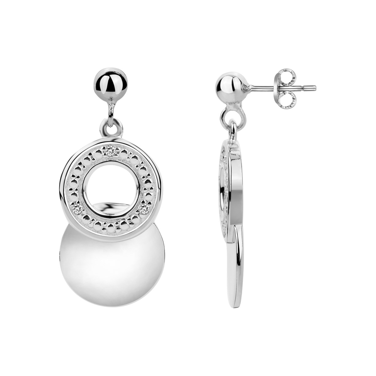 Boucles d'oreilles pendantes en Argent