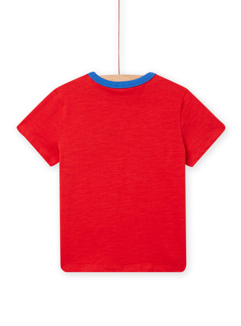 Tee Shirt Manches Courtes Rouge