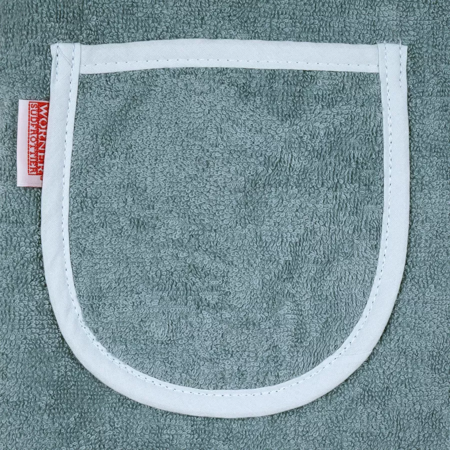 WÖRNER SÜDFROTTIER Bademantel Igel blau