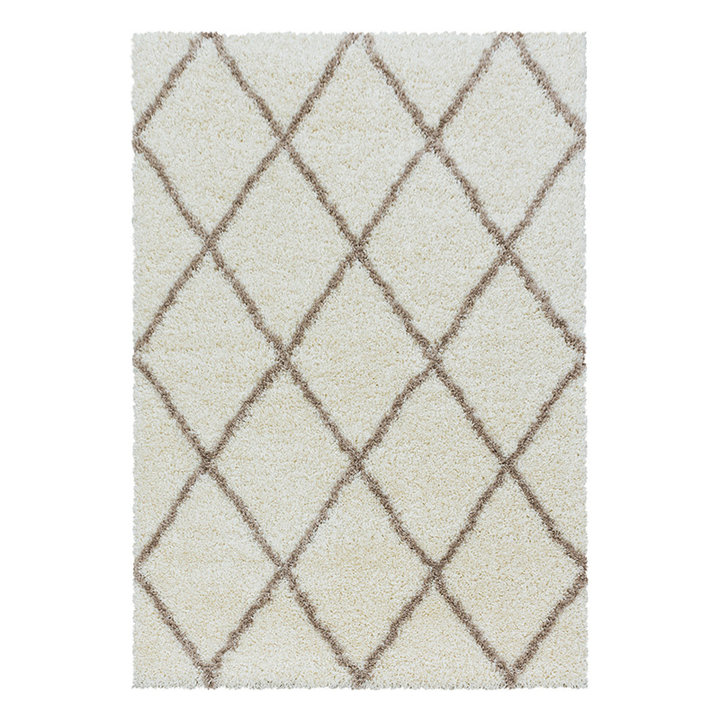 Berber vloerkleed - Agadir Lines Creme/Beige | Warm