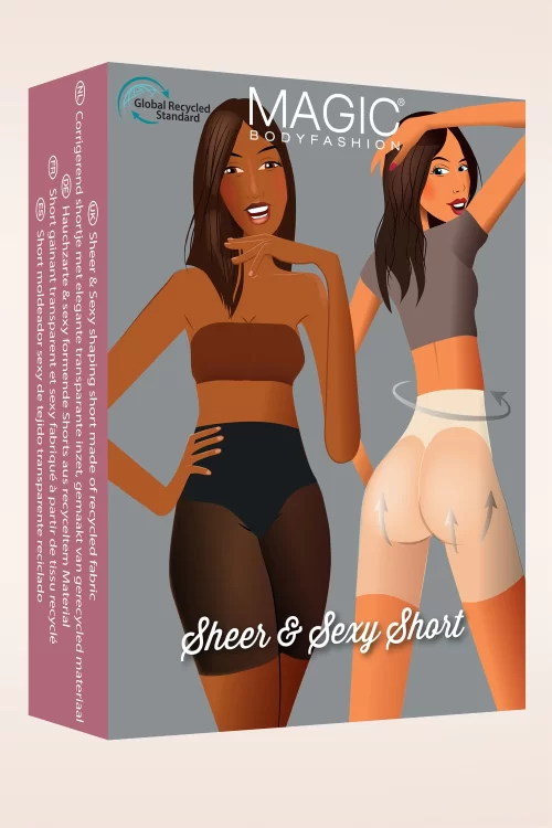 MAGIC Bodyfashion Sheer and Sexy short in zwart
