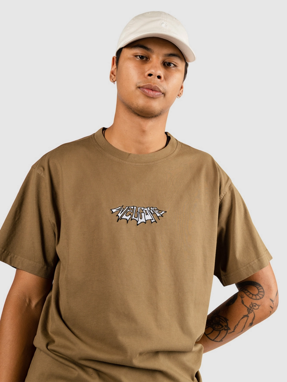 Welcome Shell Garment-Dyed T-Shirt stone