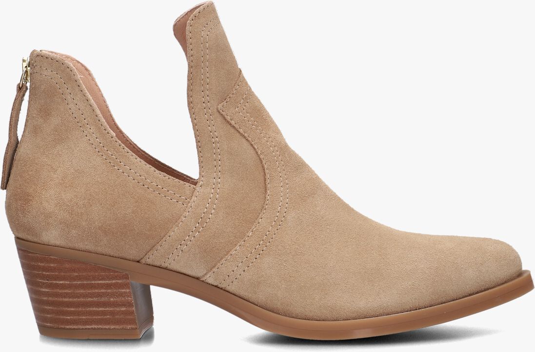UNISA beige unisa enkellaarsjes guisel