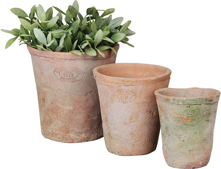Esschert Design bloempot Ted terracotta D 13,7 H 14,4 cm