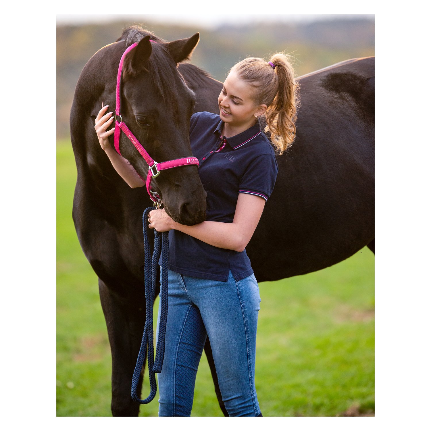RIDE now Jeans-Reithose  - navy denim - 32