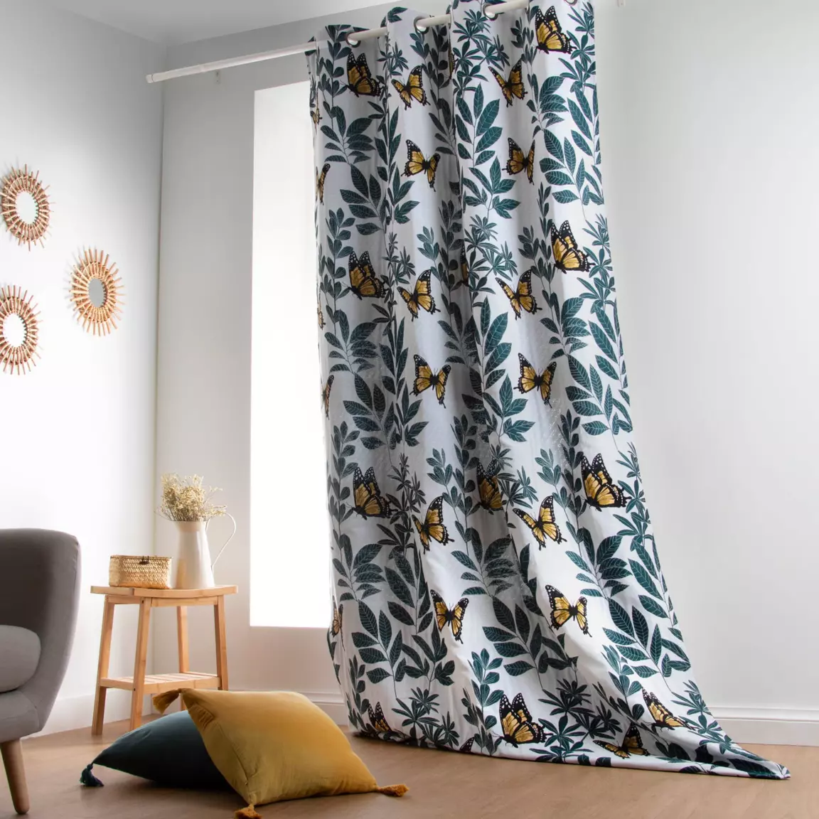 Rideau (140 x 270 cm) Mariposa Orange
