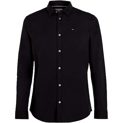 Tommy Jeans - CAMISA CORTE SLIM DM0DM04405 Negro