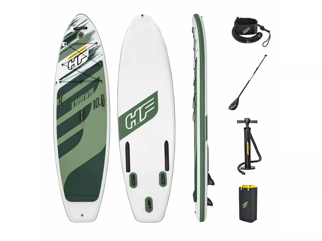 Planche Paddle Surf Gonflable Bestway Hydro-Force Kahawai 310x86x15 cm Pagaie, Pompe et Sac
