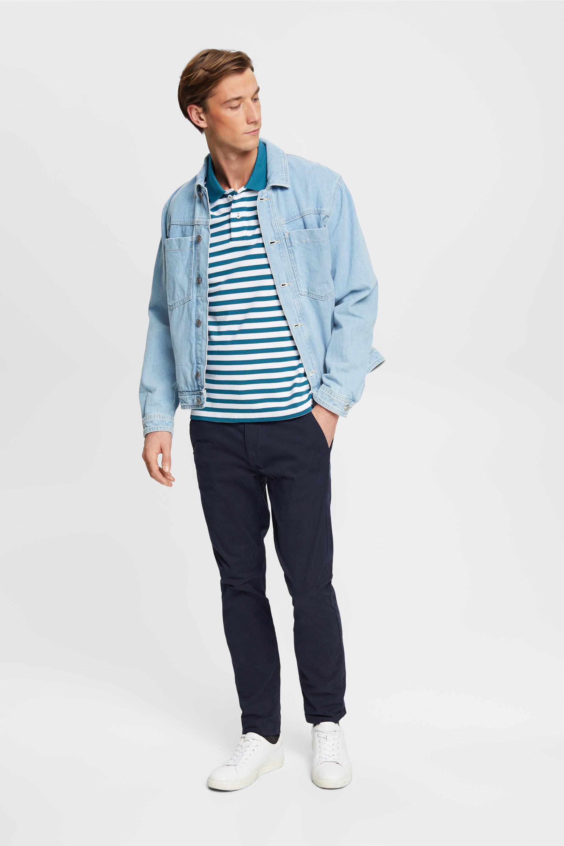 Polo rayé coupe Slim Fit