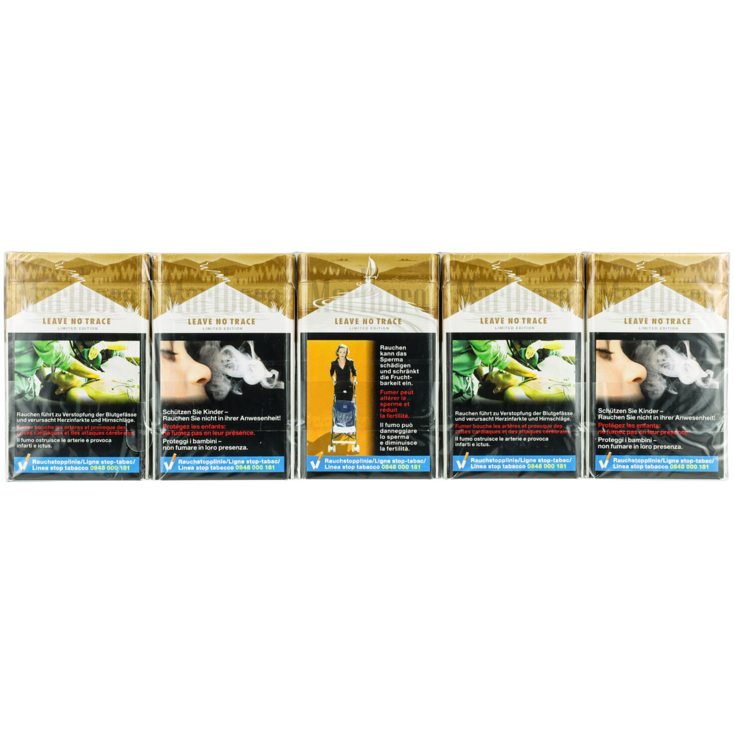 Marlboro Gold Zigaretten Box Stange