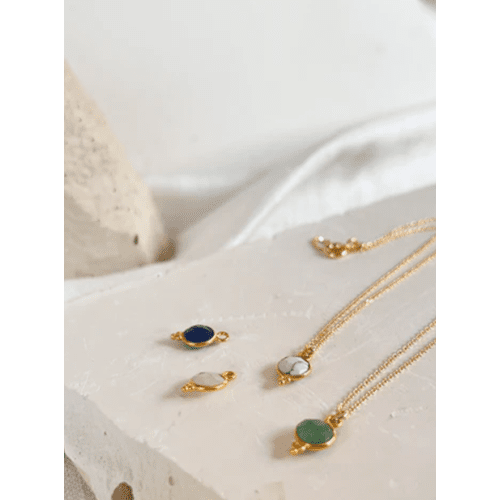 Collier Jeannine Blanc Pierre de lune