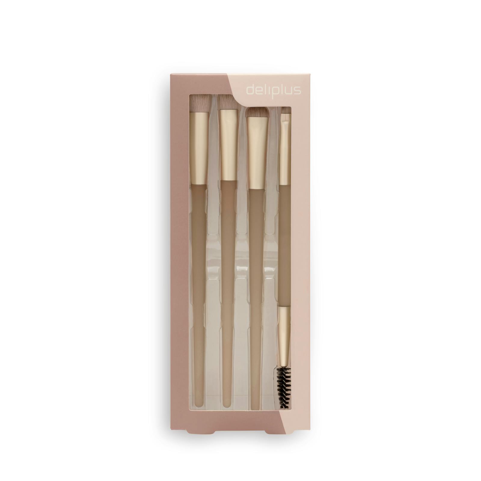 Kit de pinceaux pour les yeux nude Deliplus
