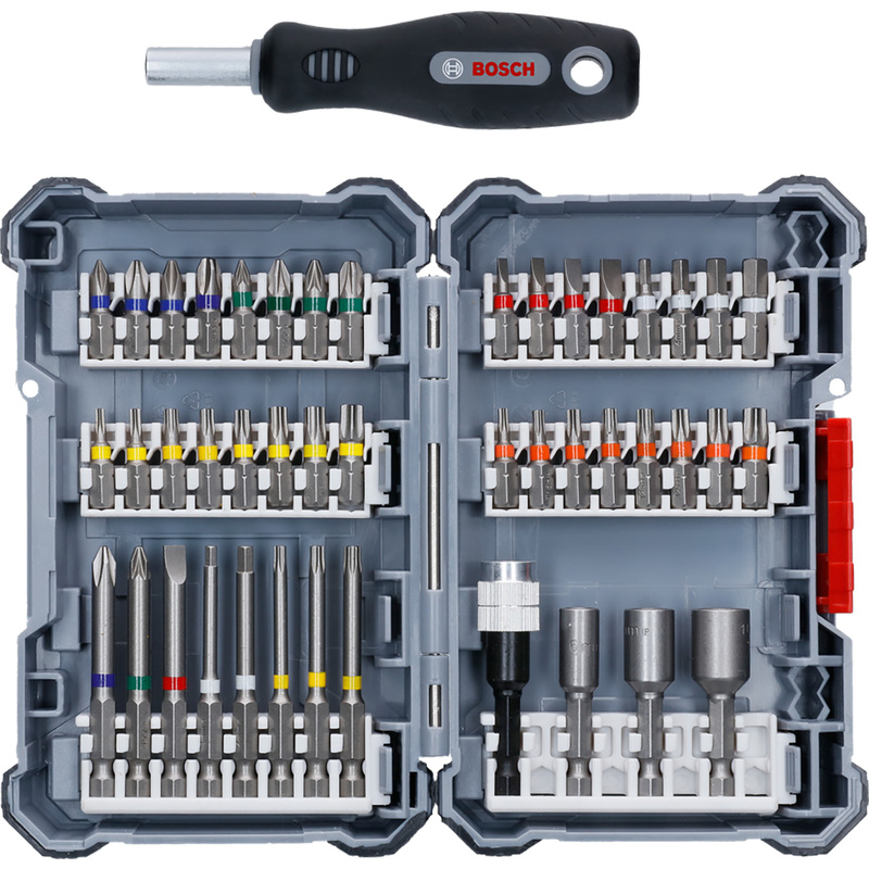 Bosch bit- en doppenset 45-delig