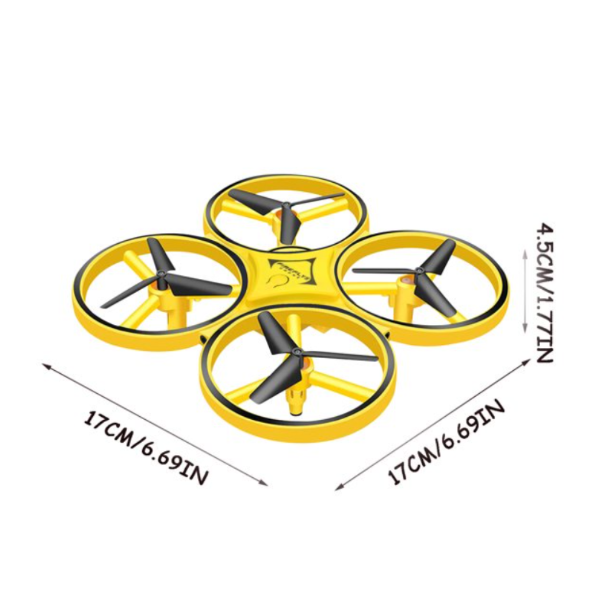 Mini Drone Quadricóptero Smartek Firefly com Controle Remoto e Iluminação LED