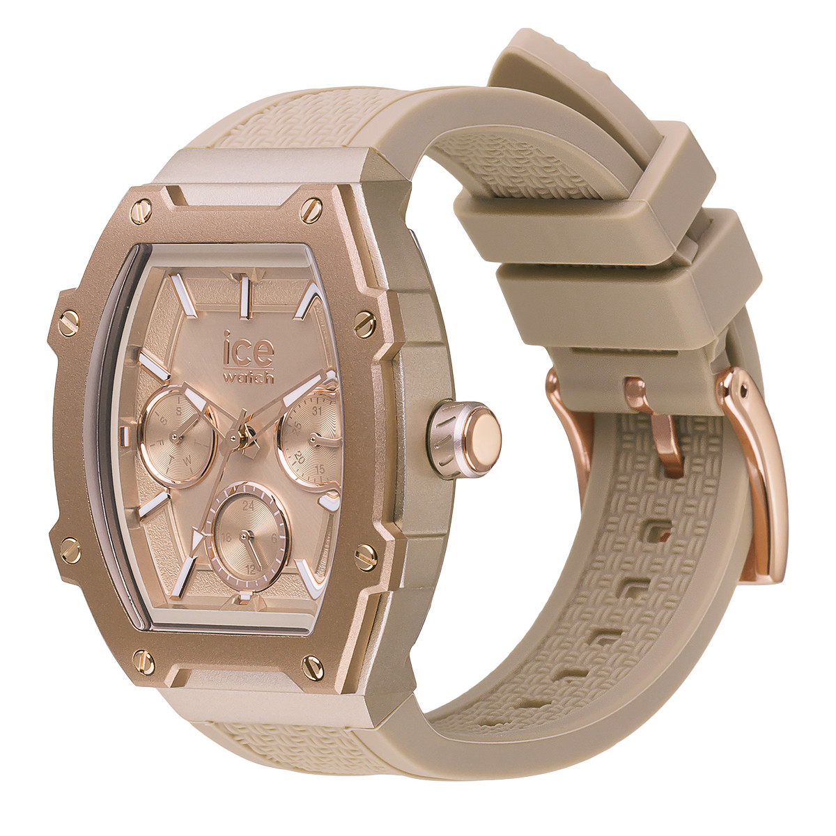 Montre ICE WATCH Ice boliday femme bracelet silicone marron