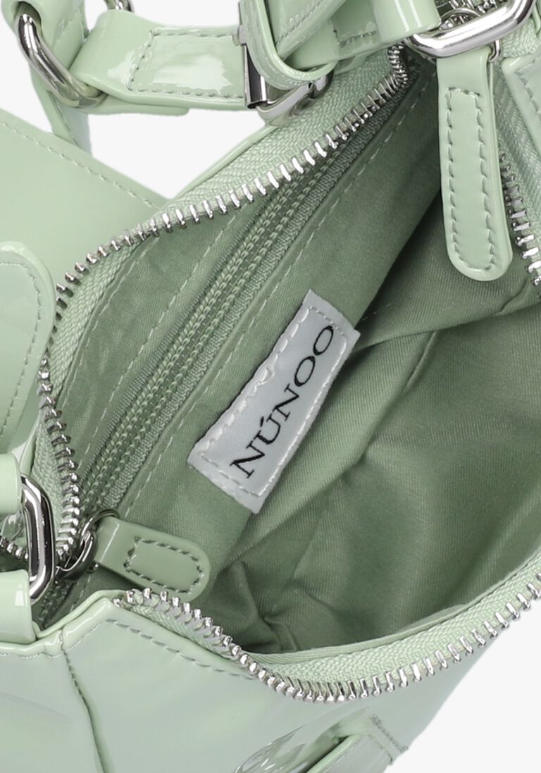 N\u00DANOO groene n&uacute;noo schoudertas palma glossy