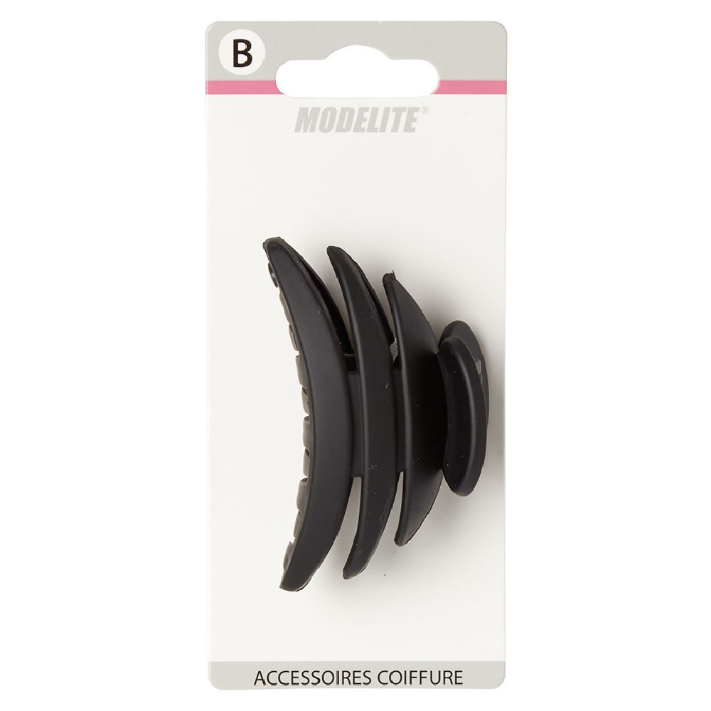 Pince crocodile uni mat L.6 cm