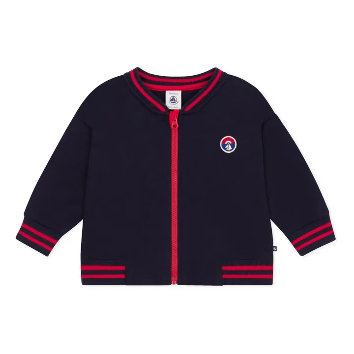 Petit Bateau Teddy en Jersey | Bleu marine