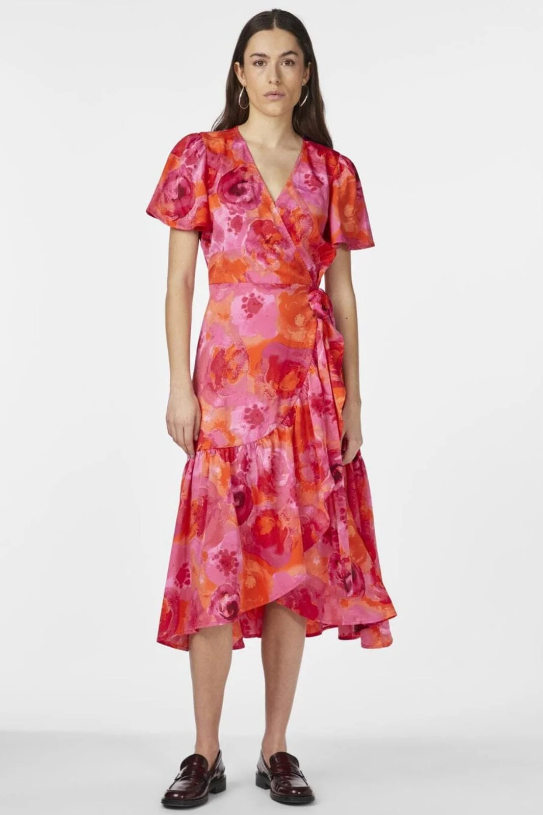 Y.A.S Yasophelia Ss Midi Dress Wg
