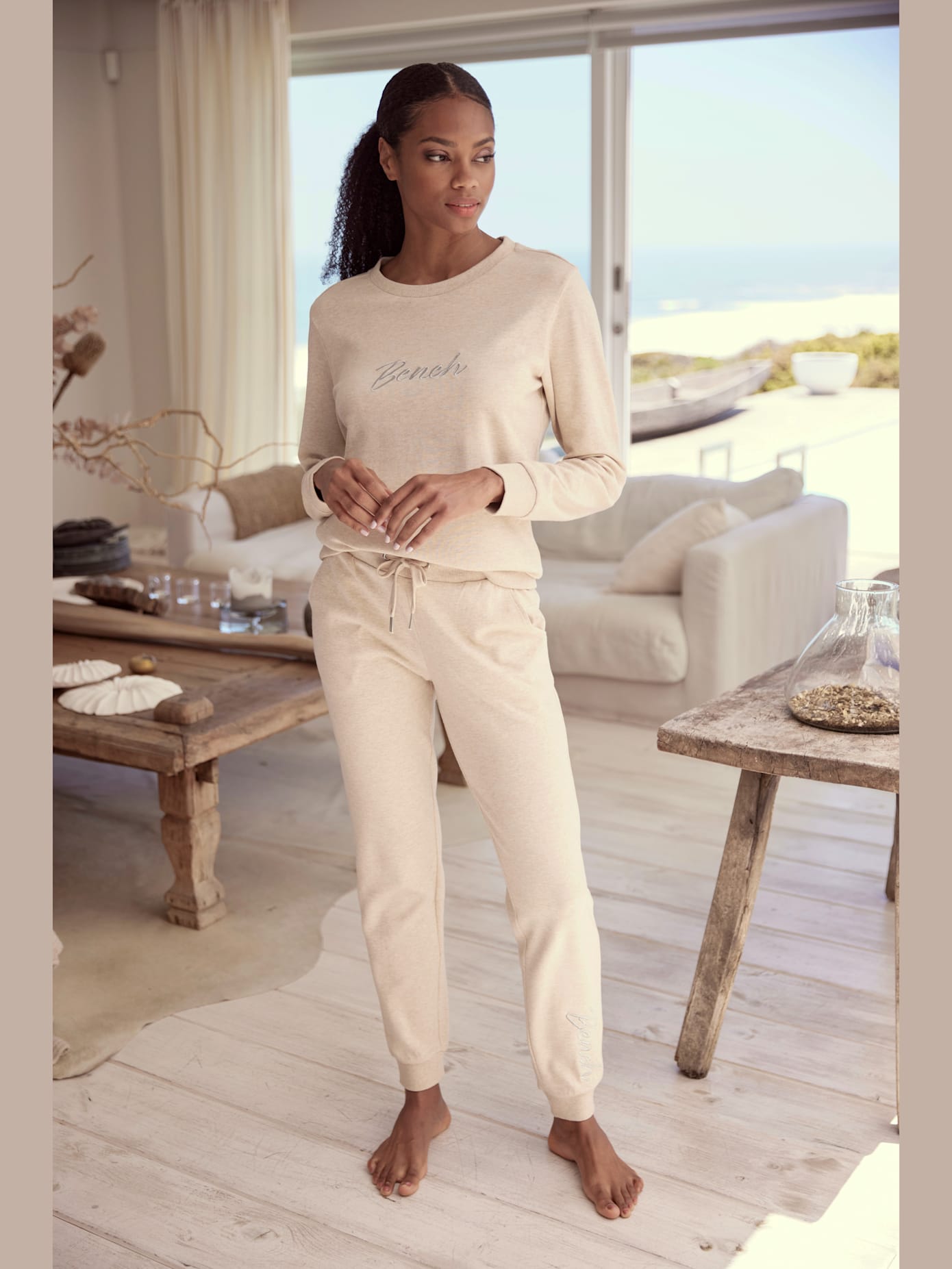 Sweatshirt basique à encolure ronde
