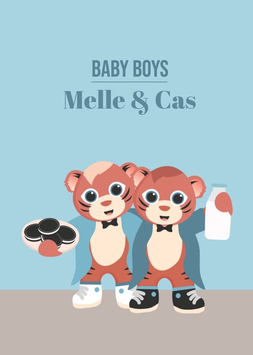 Greetz | Geboortekaart | Tweeling | Katten
