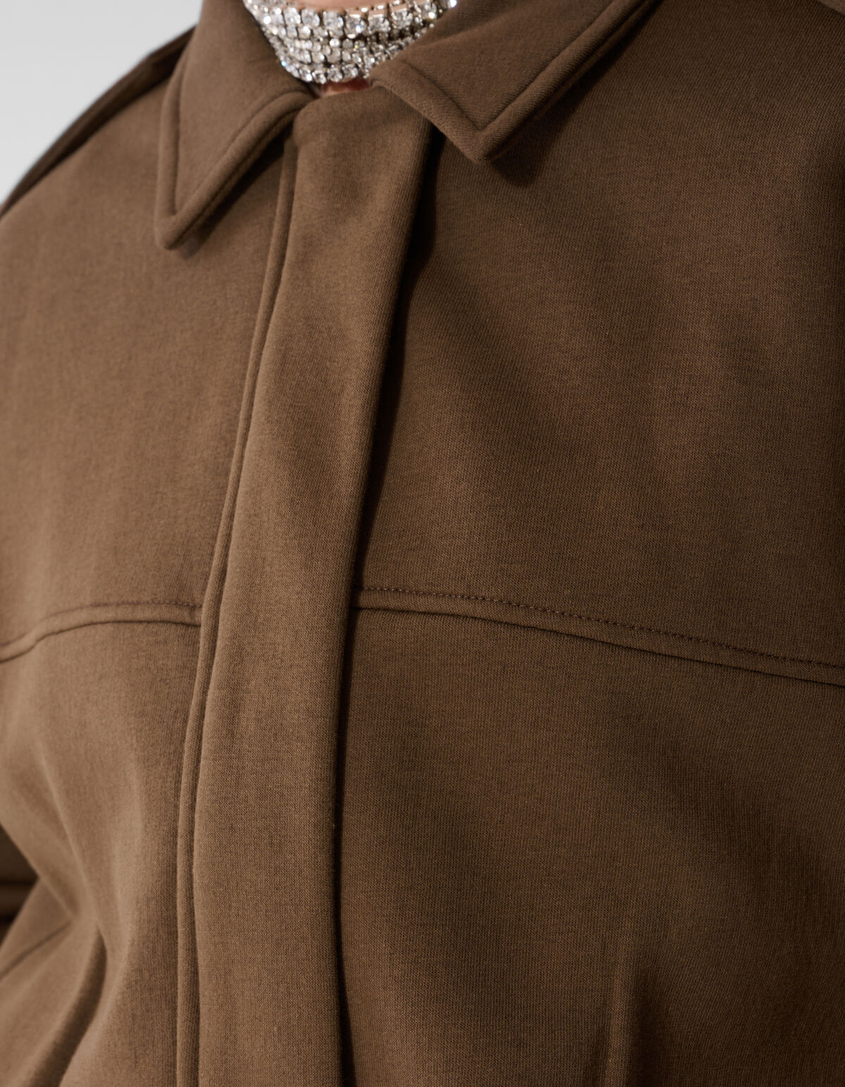 Oversized Sweat Jack Khaki