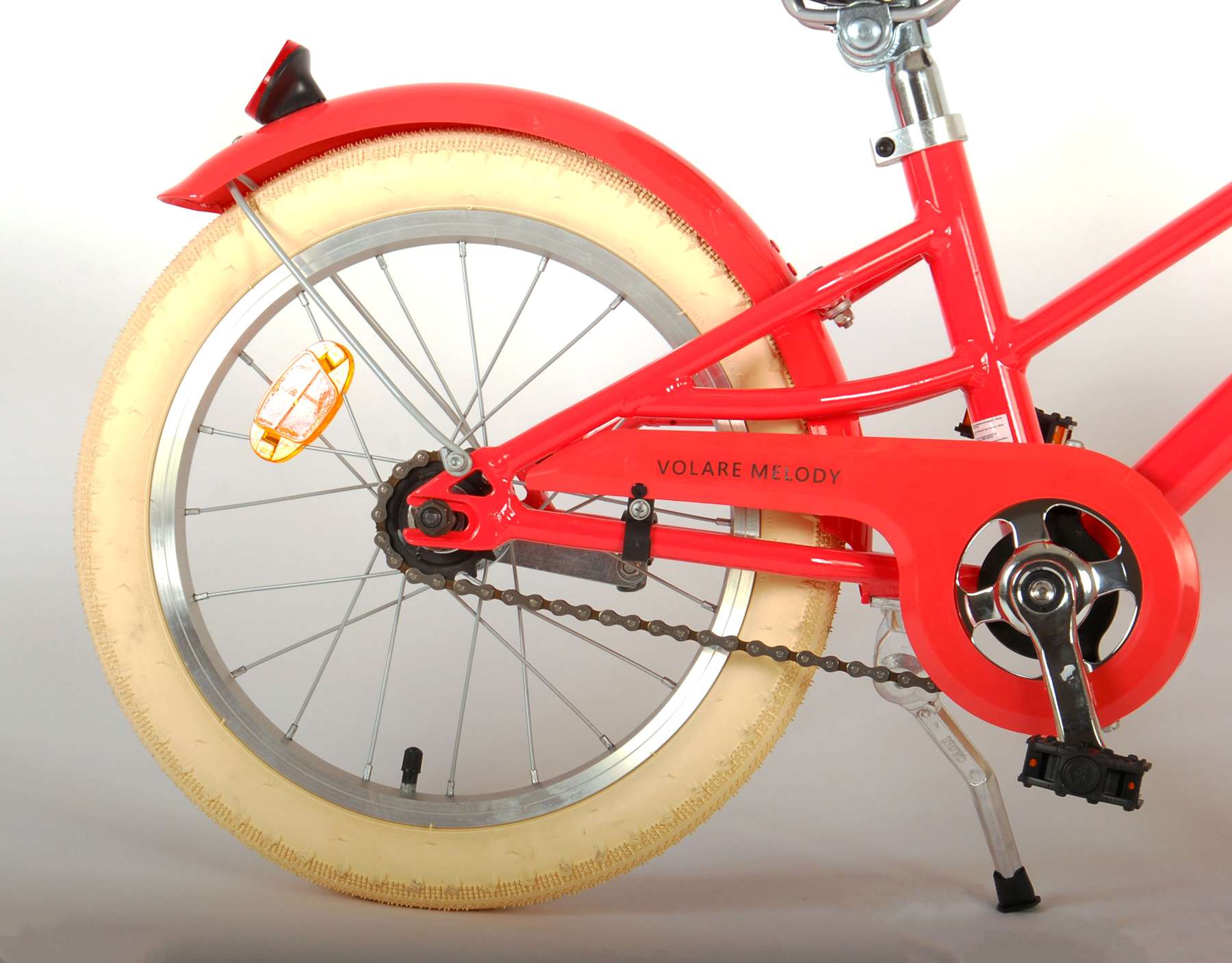 TPFSports Melody Kinderfahrrad - Mädchen - 16 Zoll - Rücktritt + Handbremse - Türkis