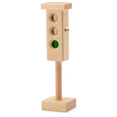 Verkehrsampel Holz