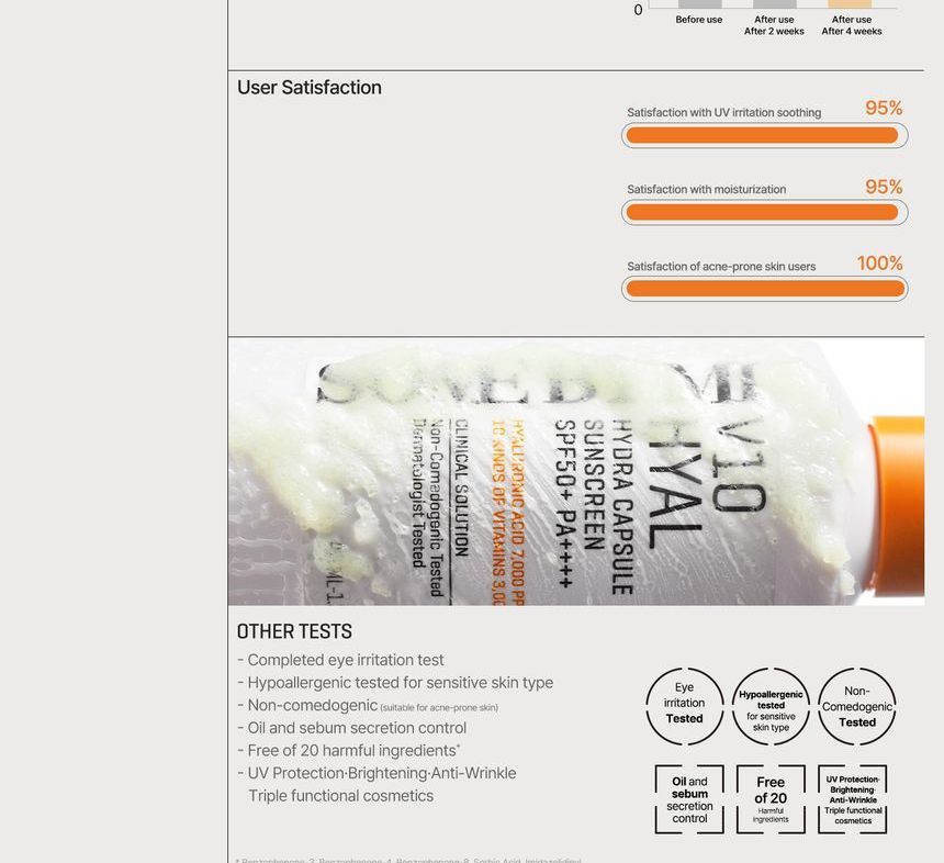 SOME BY MI - V10 Hyal Hydra Capsule Zonnebrandcrème