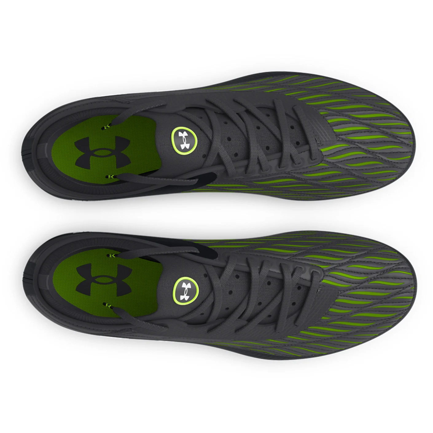 Under Armour Magnetico Pro 4.0 Gras Voetbalschoenen (FG) Zwart Groen