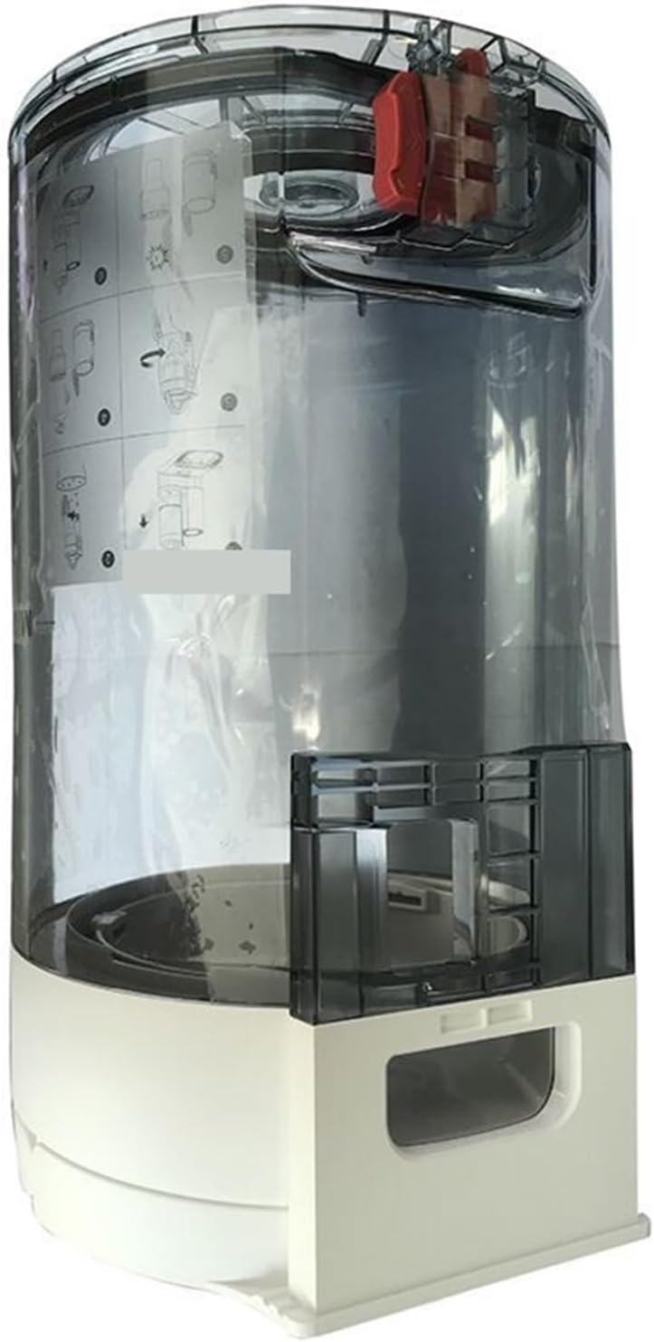 Original Cyclone Dustbin Auto-Empty Dock Ladestation Staubsauger Ersatzteile Ersatz. Kompatibel for Roborock. S7 Onyx (Size : White Dustbin)