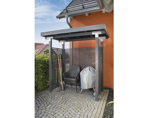 Trend Konsta overkapping 240 x 150 x 234 cm antraciet